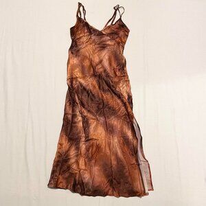 Bershka Maxi Slip Dress Womens Size Medium